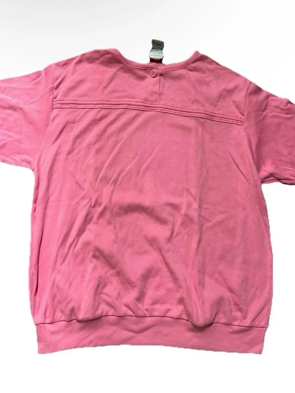 Women’s Only Necessities Pink Short Sleeve Shirt Size 1X - Picture 1 of 4